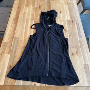 Neiman Marcus Full Zip Sleeveless Hoodie M